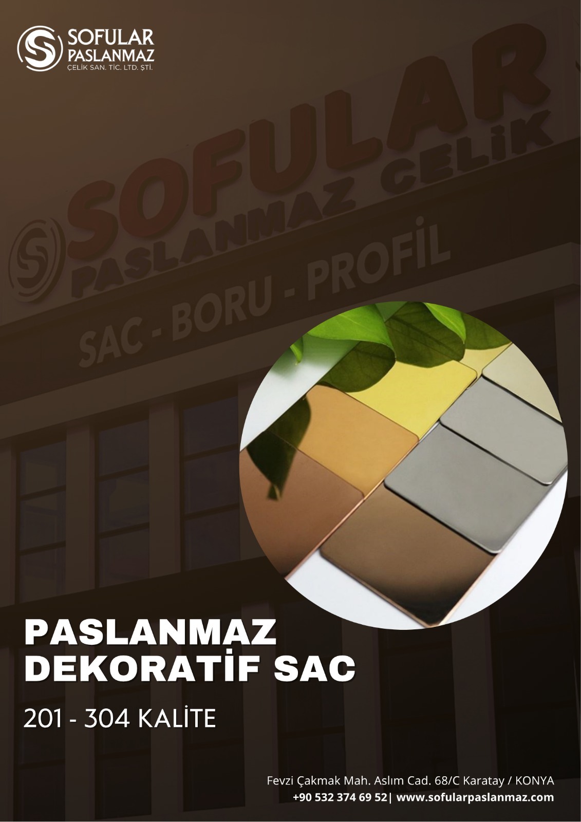 201 ve 304 kalite dekoratif paslanmaz sac